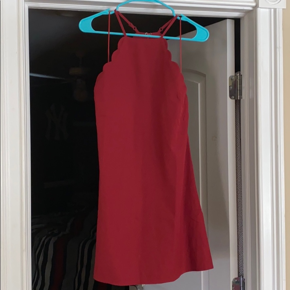 Wine red Lulus dress